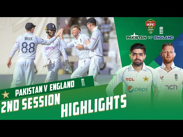 2nd Session Highlights | Pakistan vs England | 3rd Test Day 1 | PCB | MY2T