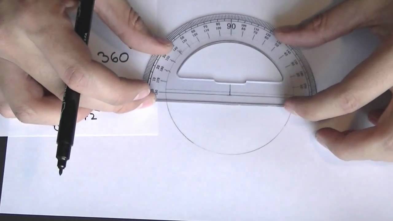 Como dibujar un pentagono regular inscrito en una circunferencia
