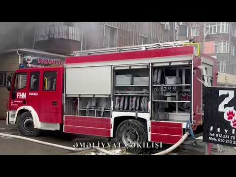 Məmmədli kəndində yerləşən yeddimərtəbəli yaşayış binasındakı yanğın qısa müddətdə məhdudlaşdırılıb