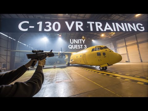 C-130 Aircraft Maintenance & Painting – VR Training Simulation (Unity / Meta Quest 3) – video thumbnail