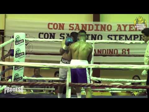 Dixon Flores vs Carlos Rueda - Pinolero Boxing / Boxeo Prodesa