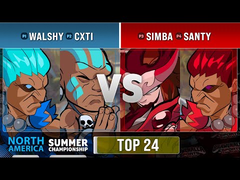 Walshy & CXTI VS Simba & Walshy - Top 24 - NA - Summer Championship 2022 - Doubles