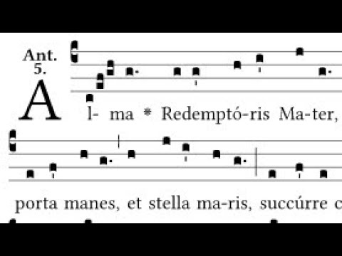 Alma Redemptoris Mater (Simple Tone)
