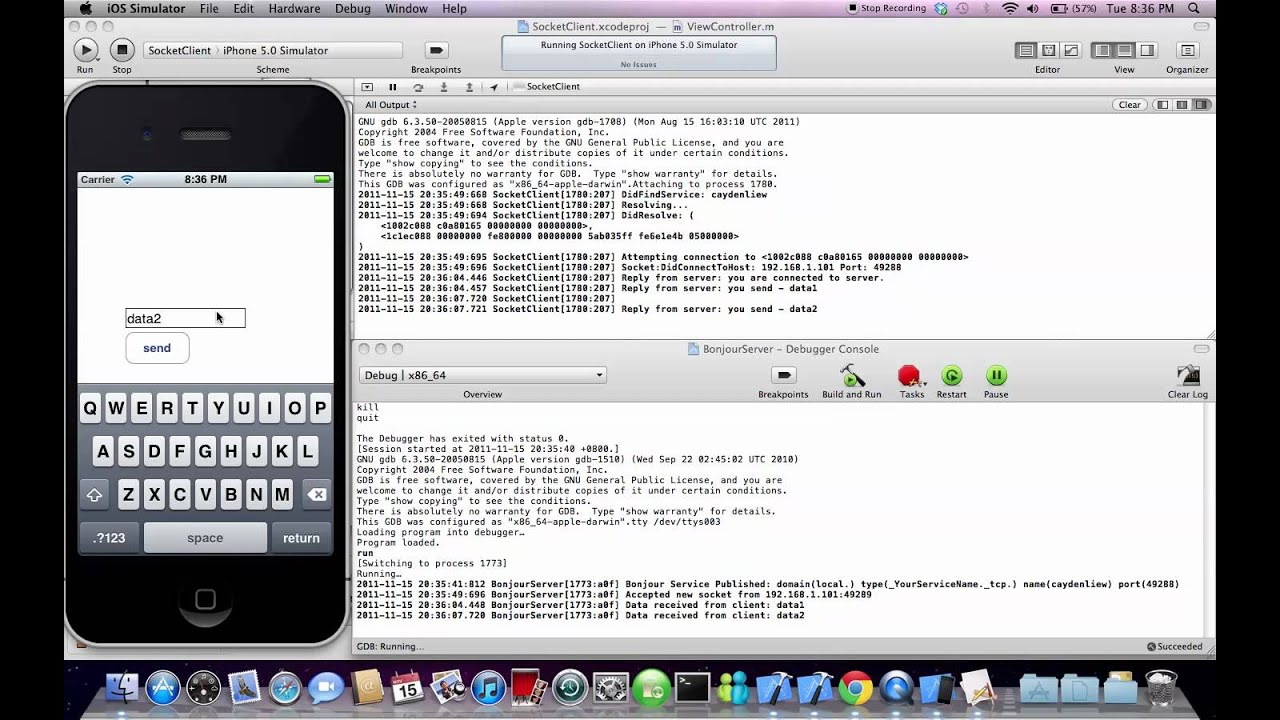 IOS & Mac OS Communication with AsyncSocket