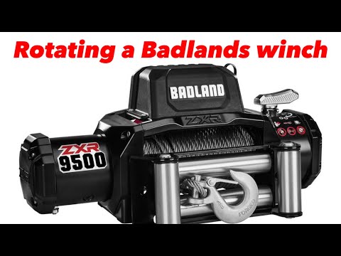 How to rotate or clock a Badlands Winch from Harbor Freight
