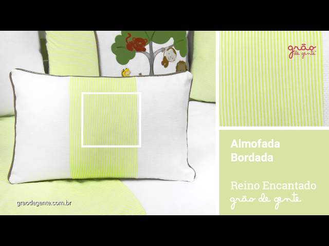 Almofada Retangular Reino Encantado Verde | Ref: 52306