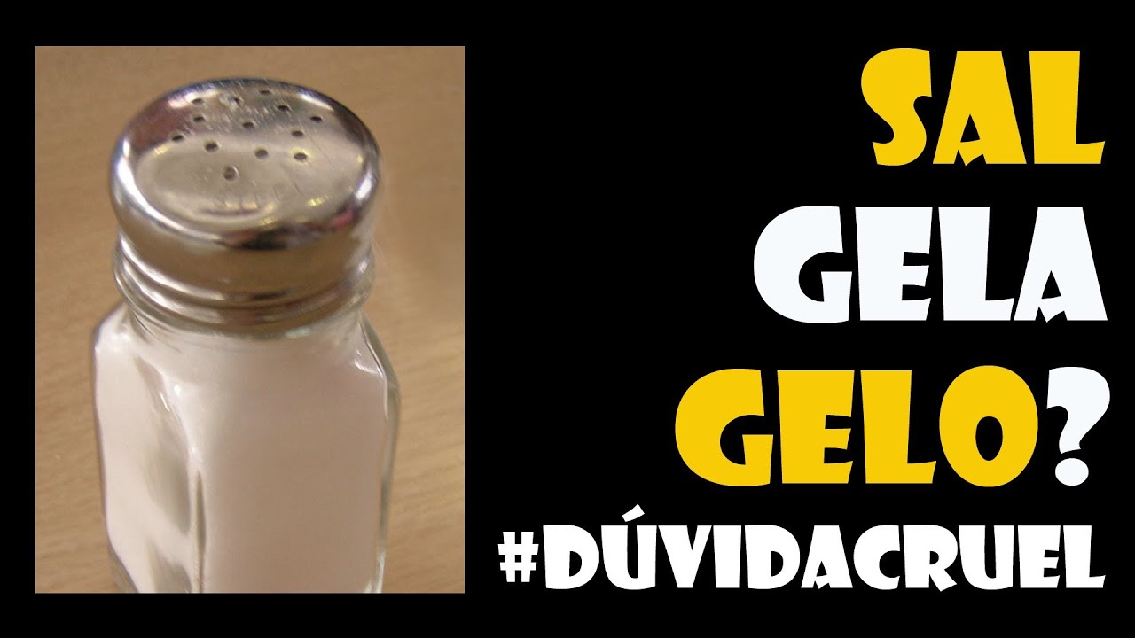 Por que sal deixa o gelo mais gelado?