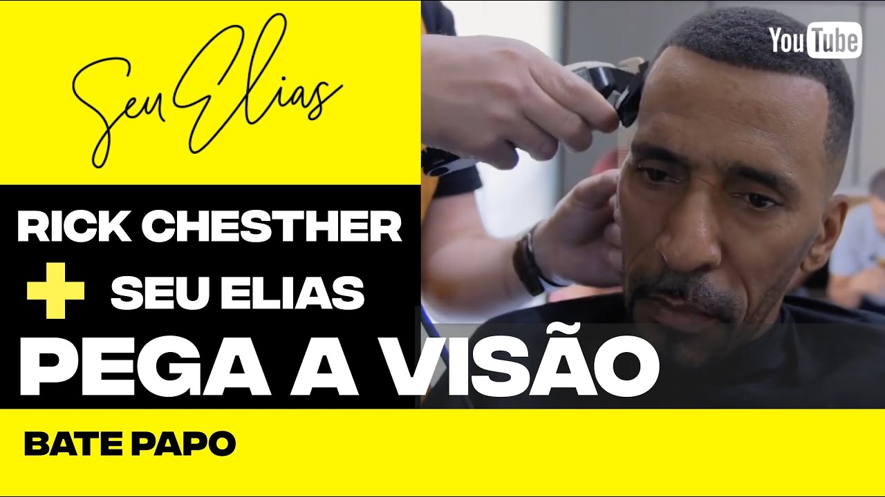 SEU ELIAS RICK CHESTHER NA BARBEARIA DO CHARLIN