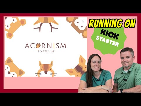 Preview of Acornism - Running On Kickstarter Now! Tile Laying Abstract Strategy Game For 2-4 Players