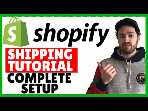 Shopify Shipping Tutorial - How To Setup Shipping Rates & Settings In Your Store