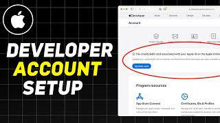 How To Create An Apple Developer Account | Apple Developer Account Set