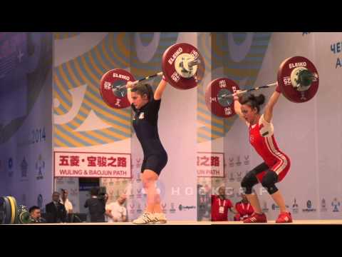 48kg Comparison - Sibel Özkan (Turkey, 82kg) v Genny Pagliaro (Italy, 81kg)