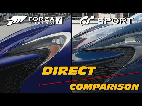 Forza 7 vs GTSport | Direct Comparison