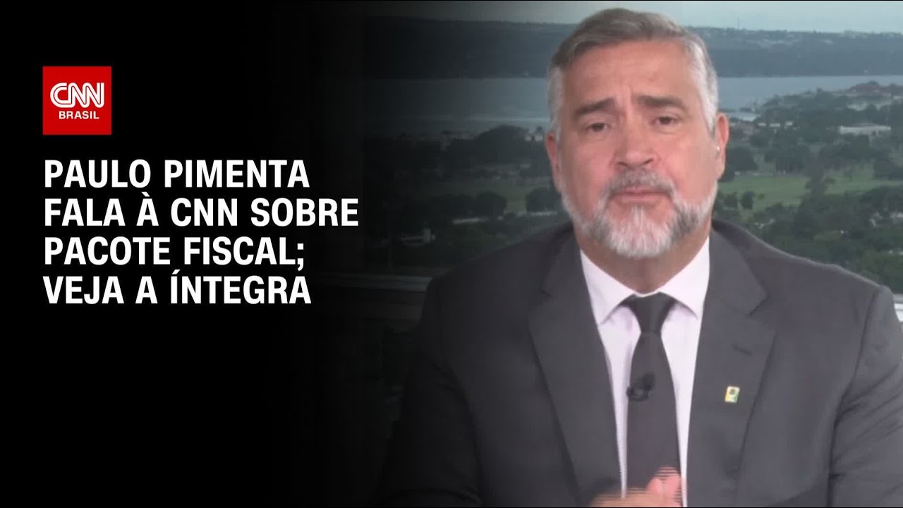 Paulo Pimenta Fala à CNN sobre pacote fiscal; veja a íntegra | CNN 360º