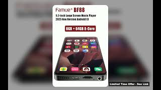 Download lagu Famue MP4 Player Portable MP3 music WiFi Android 13 52 6GB64GB Bluetooth 53 Smart Media Player with mp3