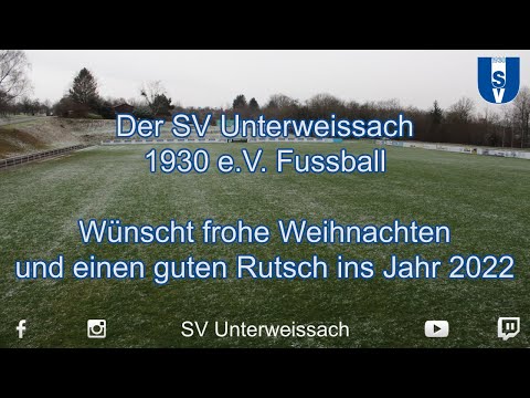 SV Unterweissach Weihnachtsgrüße 2021