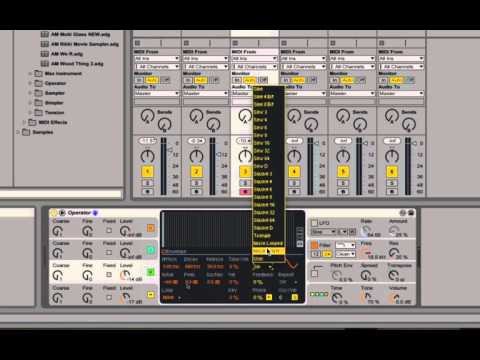 12  ABLETON TUTORIALS   Synthesis with Operator   Part 3