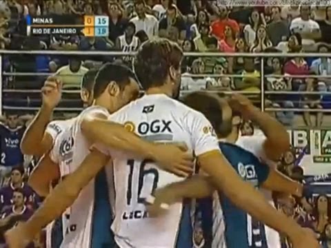 Superliga Masculina de Volei 2012/2013 - Vivo Minas 0 x 3 RJX Rio de Janeiro
