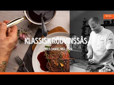 Daniel Müllern sätter smakerna i en rödvinssås