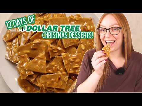 12 Days of Dollar Tree Christmas Desserts: Peanut Brittle!