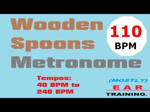 Wooden Spoons Metronome: 110 BPM