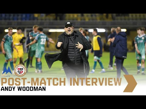 Andy Woodman after Torquay win