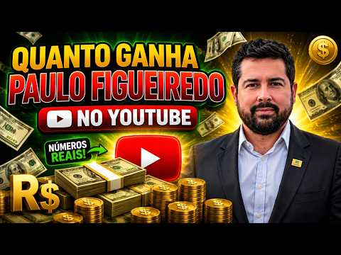 QUANTO GANHA O CANAL PAULO FIGUEIREDO ? | GANHOS REAIS 2026