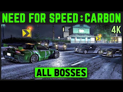 NEED FOR SPEED: CARBON REDUX 4K - ALL BOSSES - NO COMMENTARY