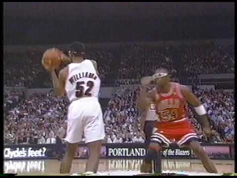 1991.11.29 Chicago Bulls @ Portland Trailblazers - 30sec Sample - nbaondvd@gmail.com