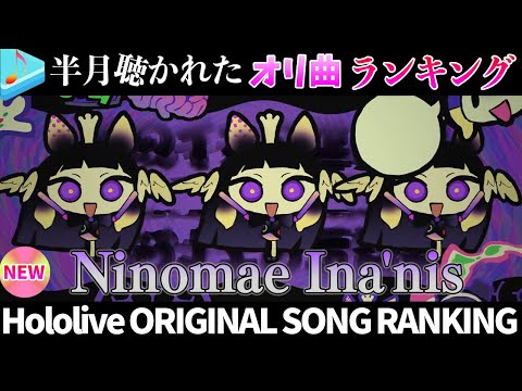 【inainaina】半月で一番聴かれたオリ曲は？オリ曲ランキング 30 most viewed song in this month 2026/1/3～2026/1/20【ホロライブ】
