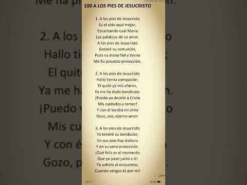 100 A LOS PIES DE JESUCRISTO