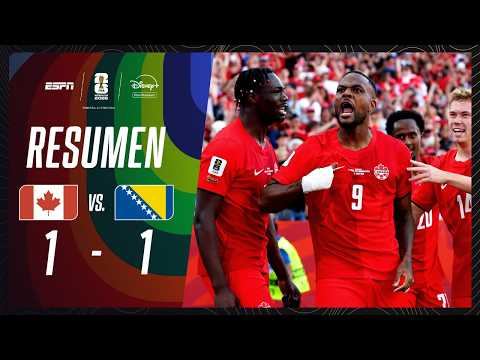 Resumen Canadá vs Bosnia y Herzegovina