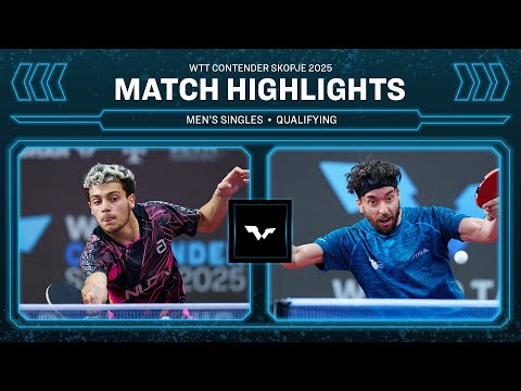 Alexis Kouraichi vs Giorgos Konstantinopoulos | MS Qual | WTT Contender Skopje 2025