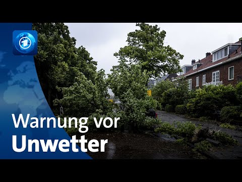 Amtliche Unwetterwarnung: „Poly“ bringt Orkanböen und Starkregen