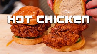 Delicious Nashville Hot Chicken Sandwich