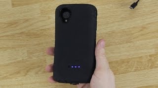 ZeroLemon LG Google Nexus 5 3500mah Extended Battery + Zeroshock Black Dual Layer Rugged Case