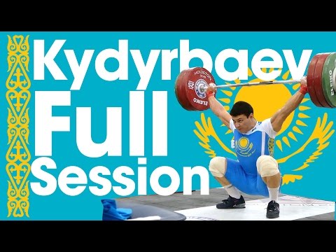 Zhassulan Kydyrbaev (94kg) Full Session 2015 World Weightlifting Championships