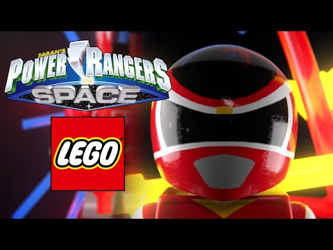 Power Rangers In Space Morph in Lego [ Animation ]