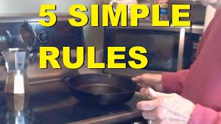 5 Simple Rules for Using Cast Iron on Glass Top Stoves