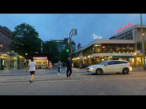 Walking around Helsinki Center and Kamppi