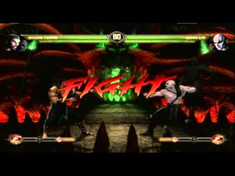 Mortal Kombat 9 - Shang Tsung & Quan Chi Ladder Playthrough Part 1 (Request)