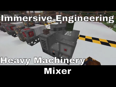Minecraft | Immersive Engineering | Heavy Machinery Part 8 | How to build the Mixer