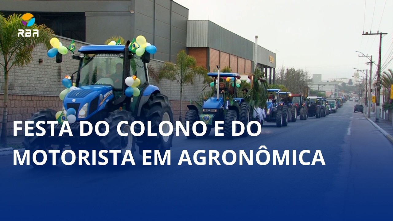Festa do Colono e do Motorista em Agronômica 👨‍🌾🚜