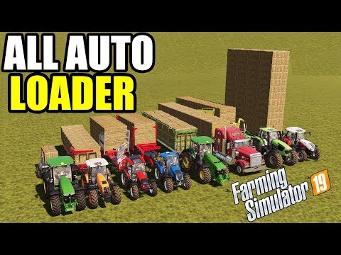 Farming Simulator 19 | ALL AUTO LOADER TRAILER - Square Baless...