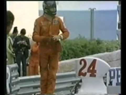 James Hunt Crash Monaco 1975
