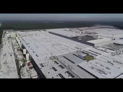 Elon Musk Giga Berlin progress