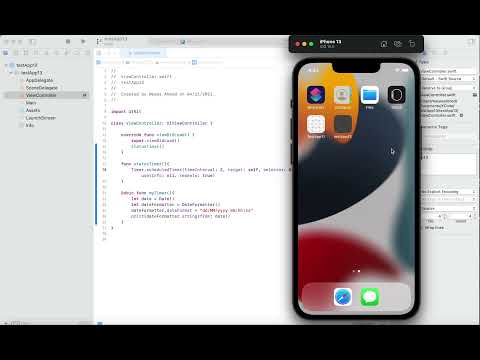 XCode   Swift   how to use a timer when the application in running