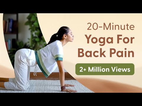 20 Minute Yoga for BACK PAIN | पीट दर्द के लिए योग @satvicyoga