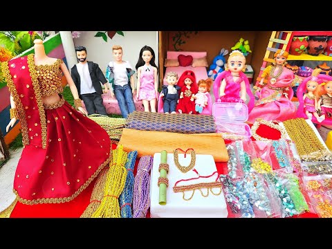 Barbie Doll All Day Routine In Indian Village/Sita Ki Kahani Part-372/Barbie Doll Bedtime Story||