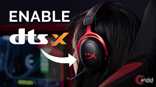 How to enable DTS-X on HyperX headphones